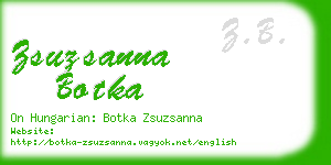 zsuzsanna botka business card